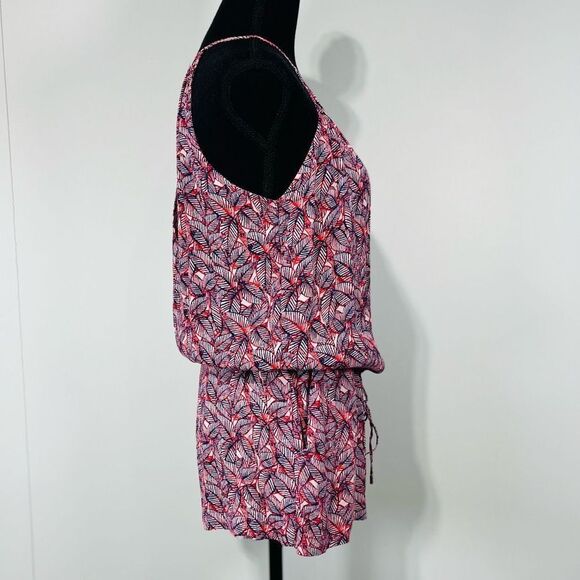 GAP Pink and Purple Spaghetti Strap Romper Shorts Size Medium Women’s - Picture 7 of 13